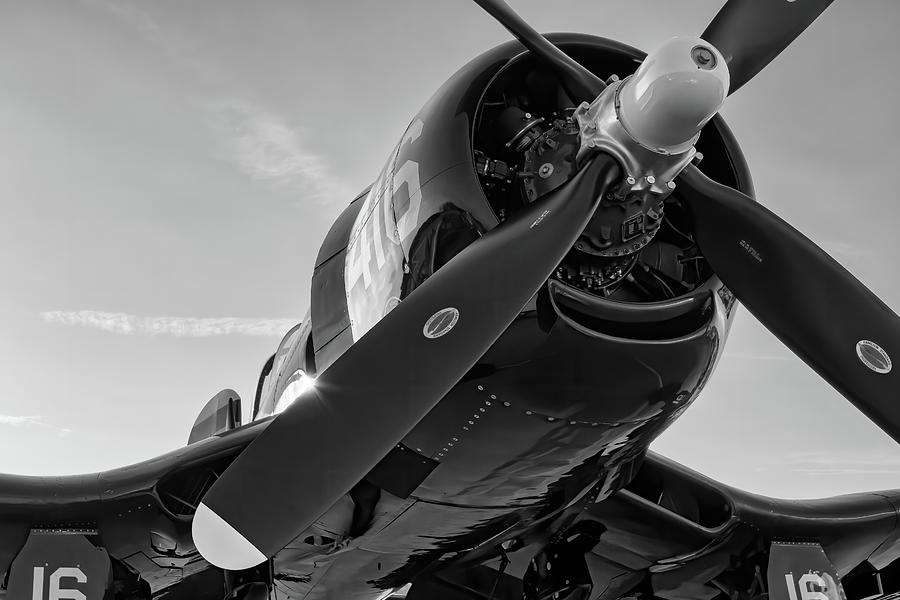 Corsair in Black and White Photograph by Chris Buff