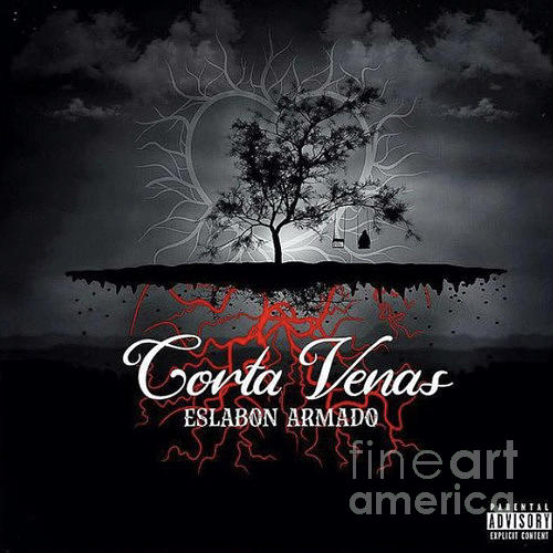 Corta Venas Album by Eslabon Armado Art Print Drawing by Khiem Nguyen