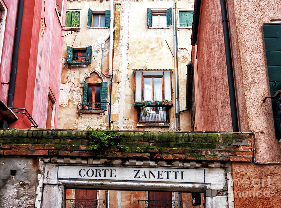 Corte Zanetti in Venice Photograph by John Rizzuto