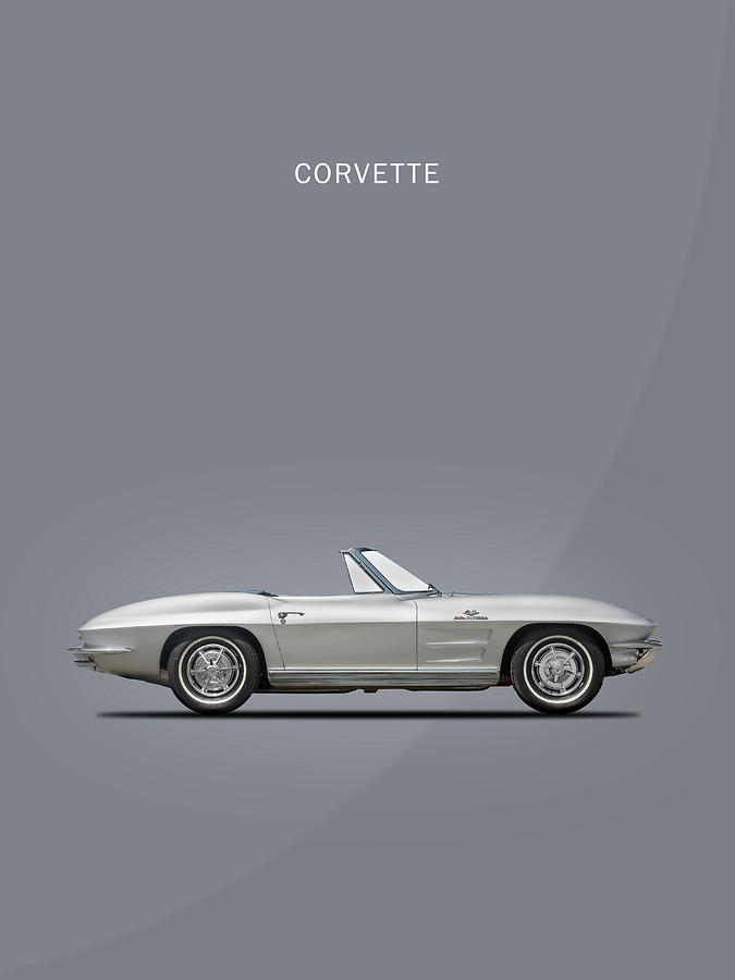 Car Photograph - Corvette 65 by Mark Rogan