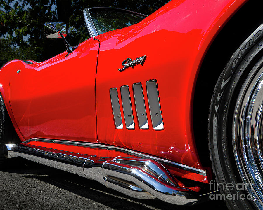 Corvette Red Photograph by Dennis Hedberg