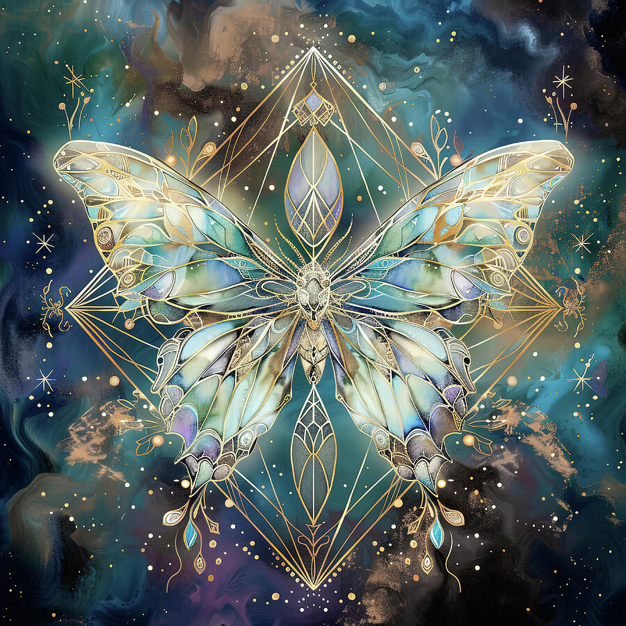 Cosmic Butterfly Digital Art by Dru Kuhlman Cosmic Butterfly Digital Art by Dru Kuhlman