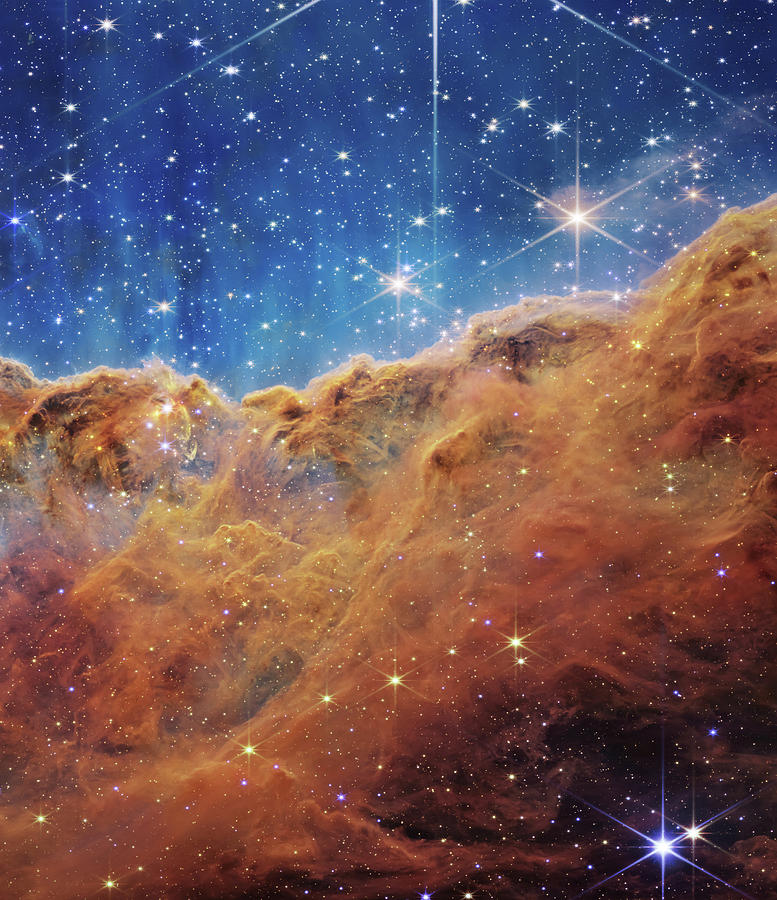 Cosmic Cliffs In Carina Nebula Photograph By Nasa - Fine Art America