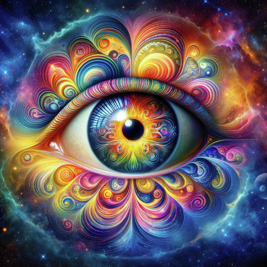 Cosmic Eye 02 Digital Art by Matthias Hauser