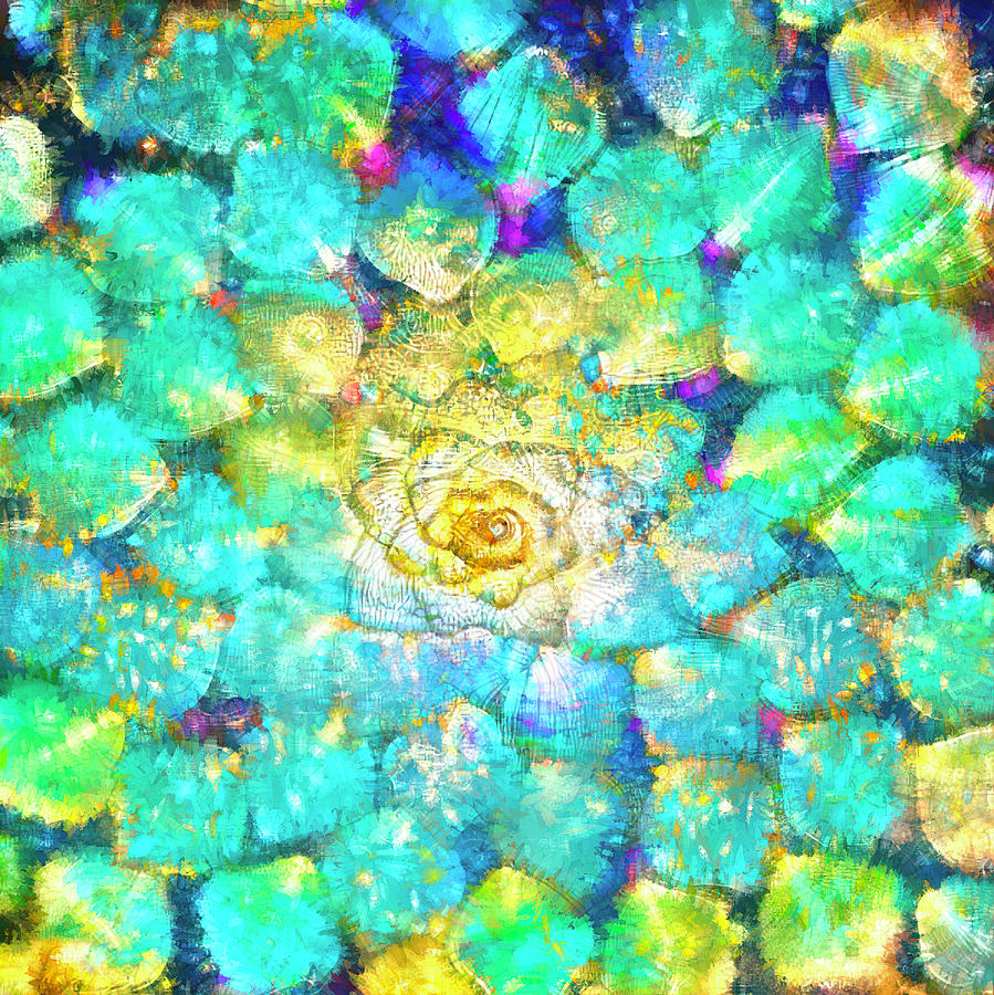 Cosmic Meditation Mandala Digital Art by Deborah League