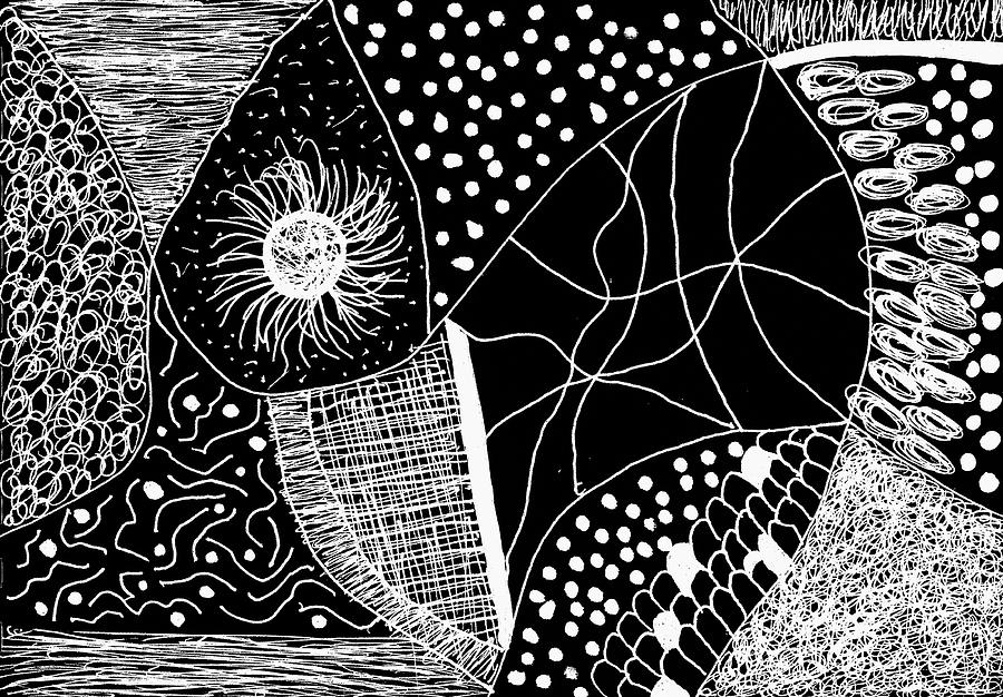 Cosmic Purity aka Incoherence 10 Drawing by Susan Schanerman