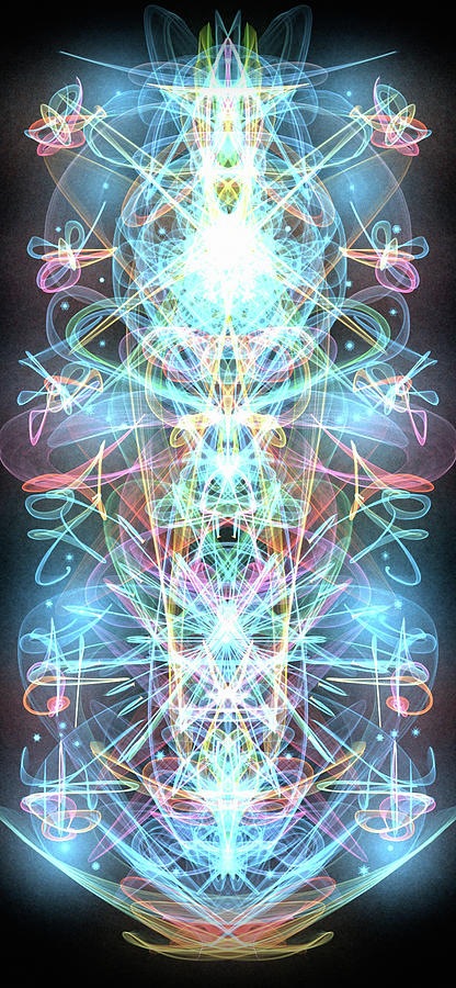 Cosmic Rainbow Digital Art by Kelley Springer