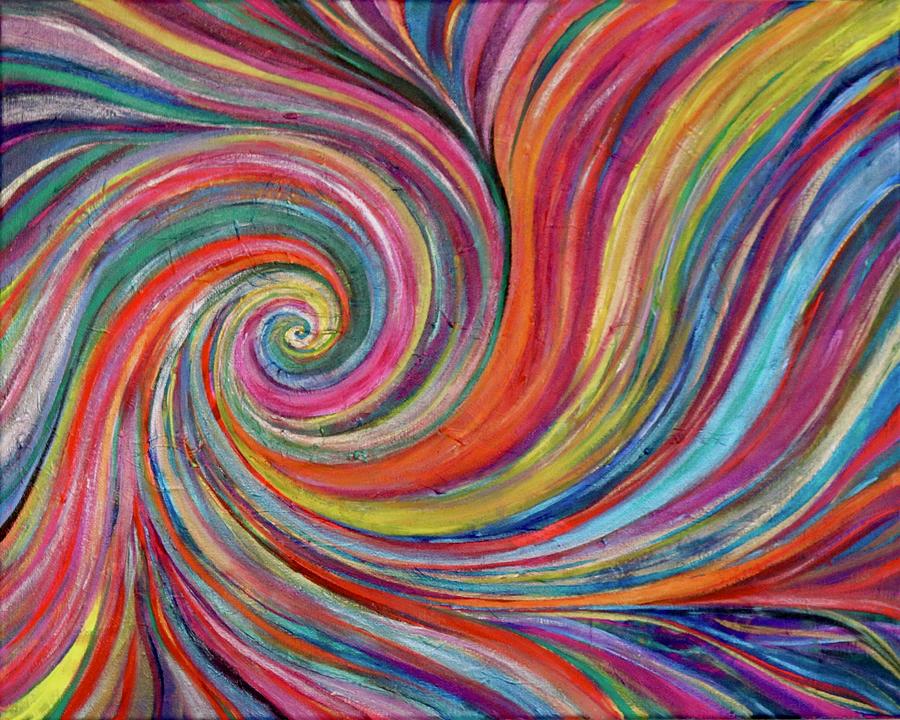 Abstract Painting - Cosmic Sea by Jackie Ryan