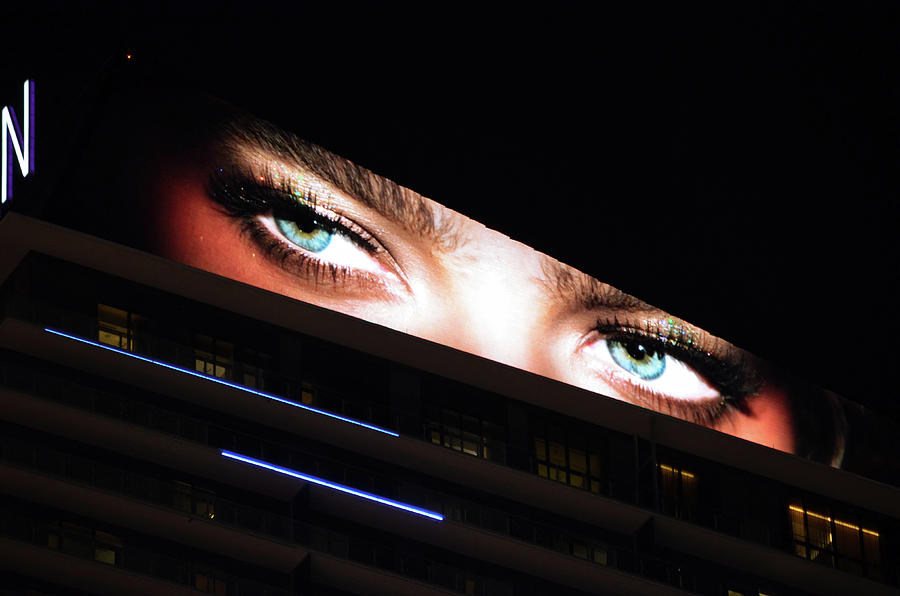 Cosmopolitan Eyes On the Las Vegas Strip Photograph by Shawn OBrien