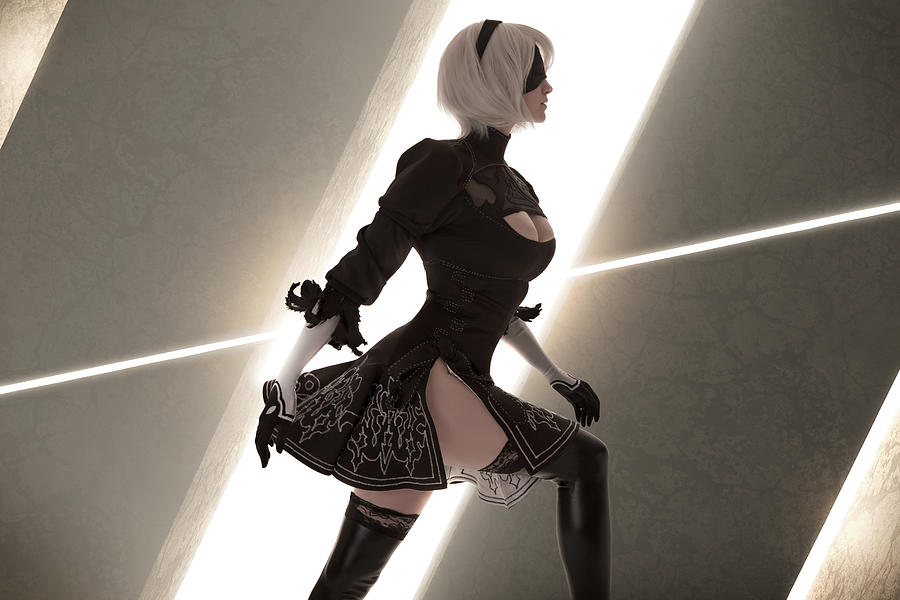 Cosplay Nier Automata 2b Yorha No 2 Type B Arts Girl Video Game Sexy 0492