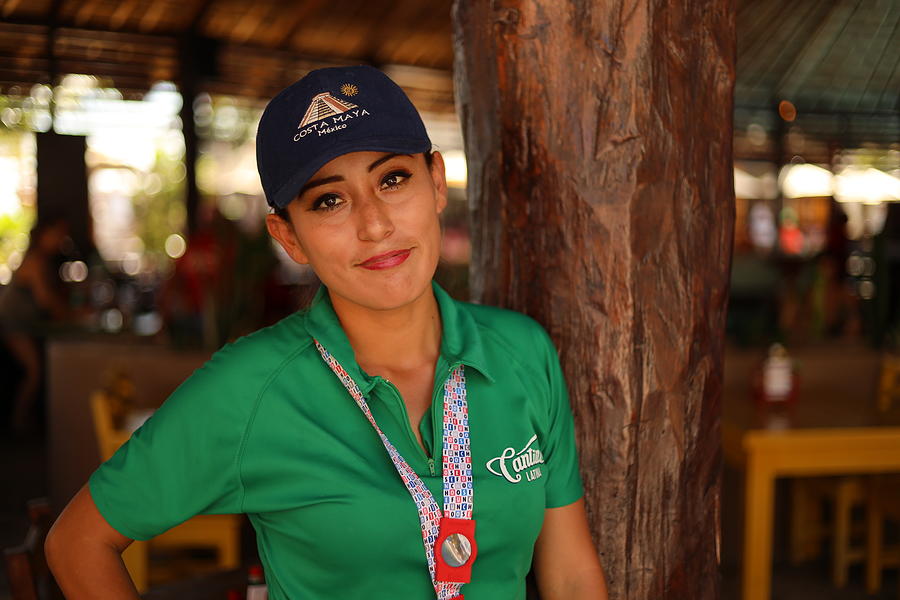 Costa Maya Waitress by Blair Damson Costa Maya Waitress by Blair Damson
