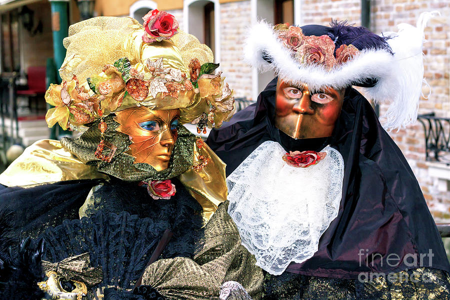 Costume Traditions at the Carnevale di Venezia in Italia Photograph by John Rizzuto