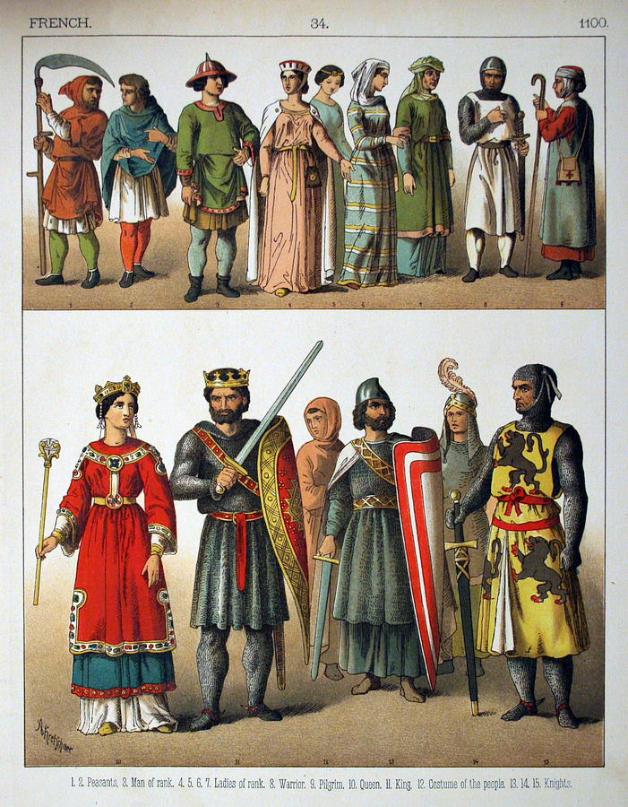 Costumes of All Nations Painting by French - 034 - Fine Art America