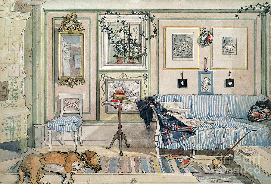 Architecture Painting - Cosy Corner, c1895 by Carl Larsson