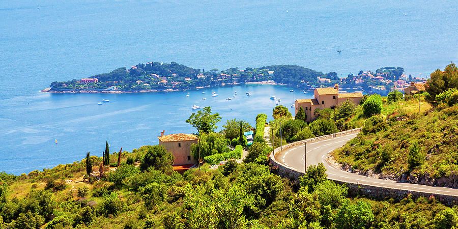 Cote dAzur viewed from Eze Photograph by Tatiana Travelways
