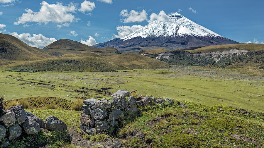 Cotopaxi volcano view from the Pucura Hill Photograph by Henri Leduc