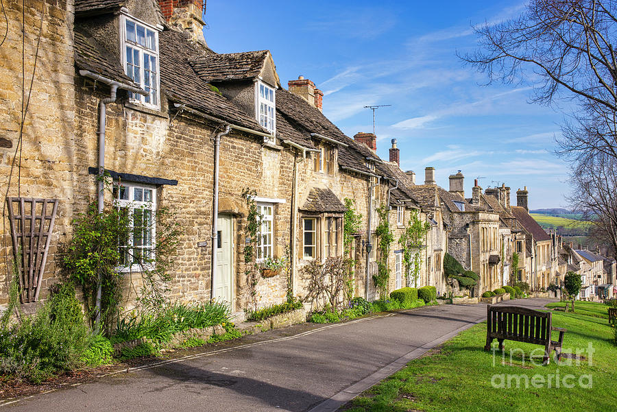 Cotswold Cottages in Burford Photograph by Tim Gainey