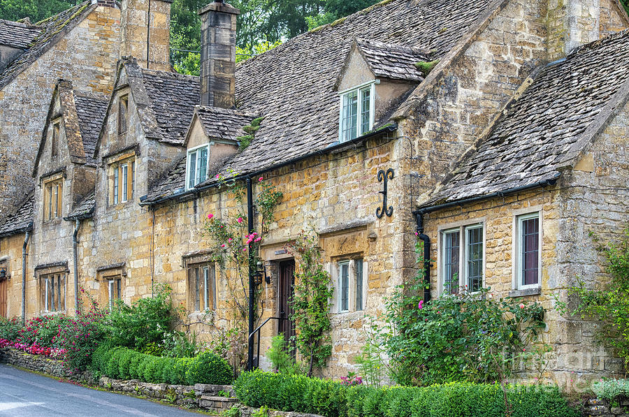 Cotswold Stone Cottages in Snowshill  Photograph by Tim Gainey