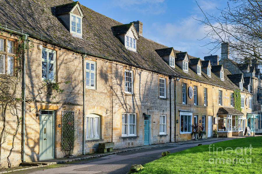 Cotswold Stone Cottages Stow on the Wold Photograph by Tim Gainey