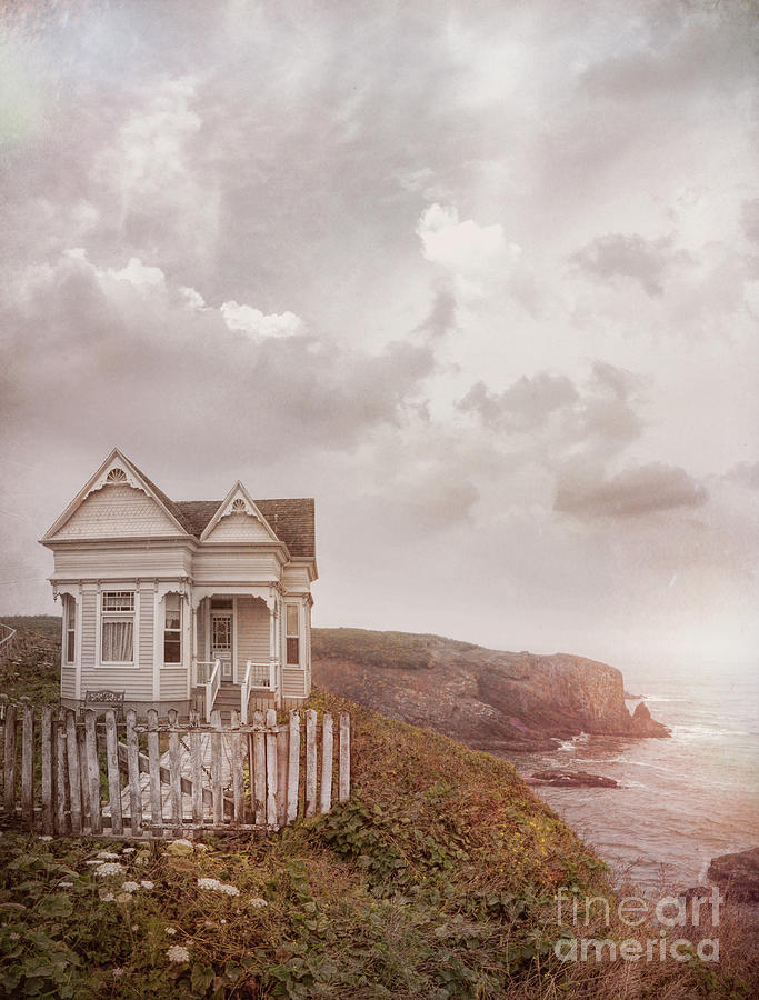 Cottage above the Sea Photograph by Jill Battaglia