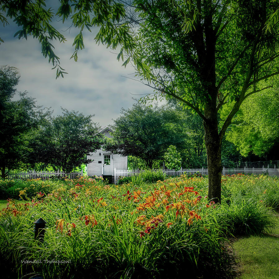 Cottage in the Garden Photograph by Wendell Thompson