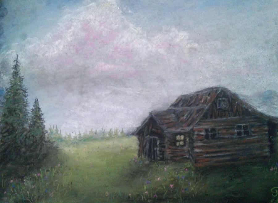 Cottage Land Painting by Jen Shearer