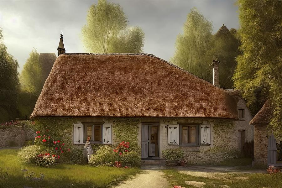 OReilly Cottage Digital Art by Sterling and Thorn OReilly Cottage Digital Art by Sterling and Thorn
