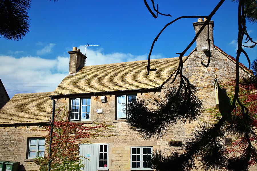 Cottage Under The Blue Sky Photograph