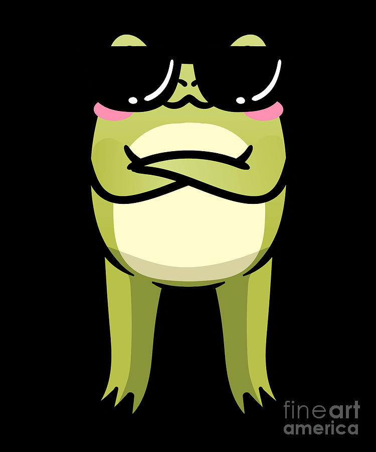 Frog with sunglasses 2025