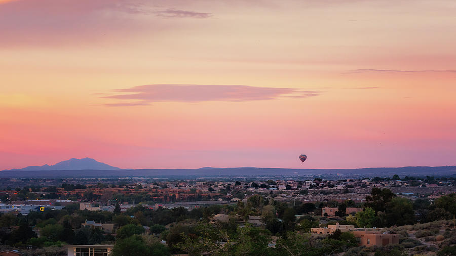 Cotton Candy Skies Over Albuquerque Photograph by Susan Rissi Tregoning
