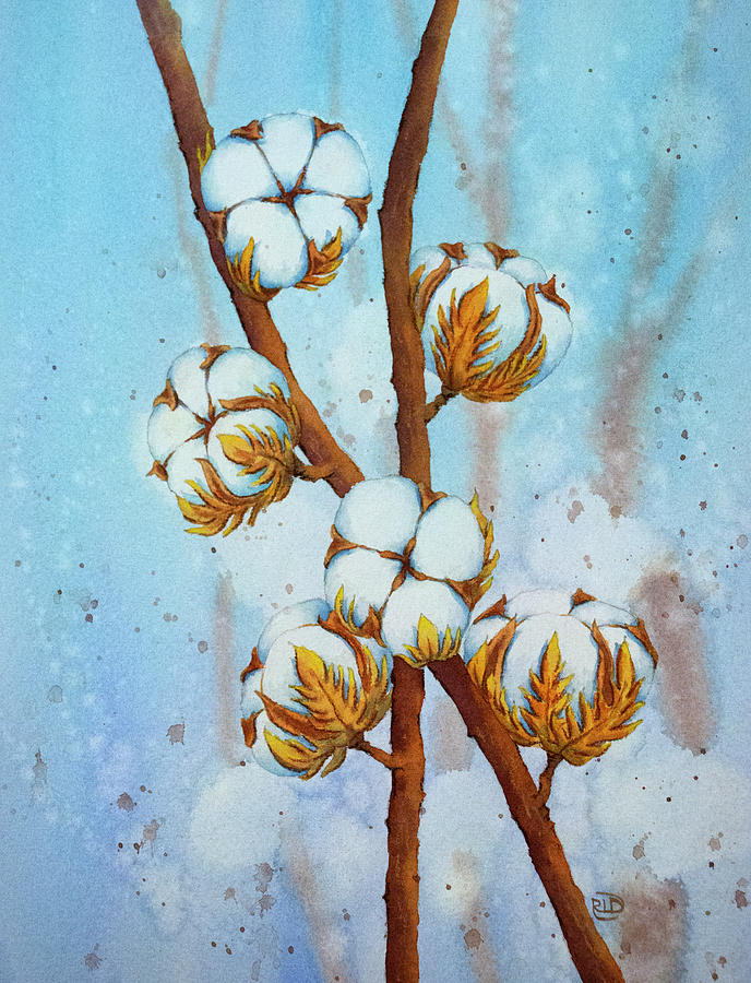 Cotton Painting by Rebecca Davis