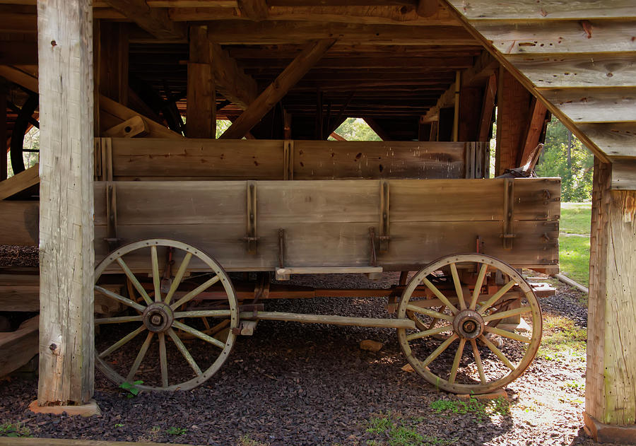 Wagon Photograph - Cotton Wagon by Flees Photos
