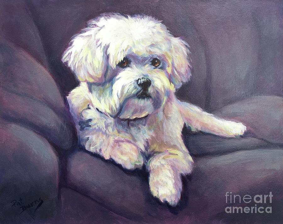 Couch Buddy Painting by Pat Burns