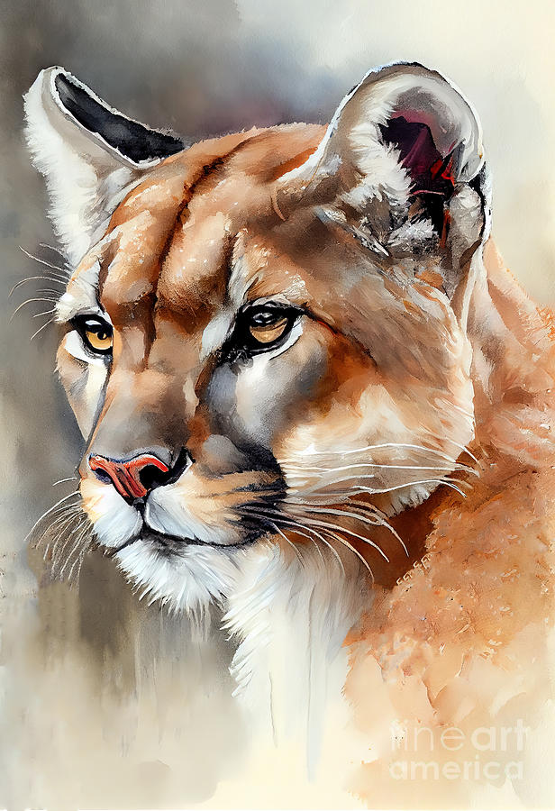 Cougar Series 102823_a Digital Art by Carlos Diaz