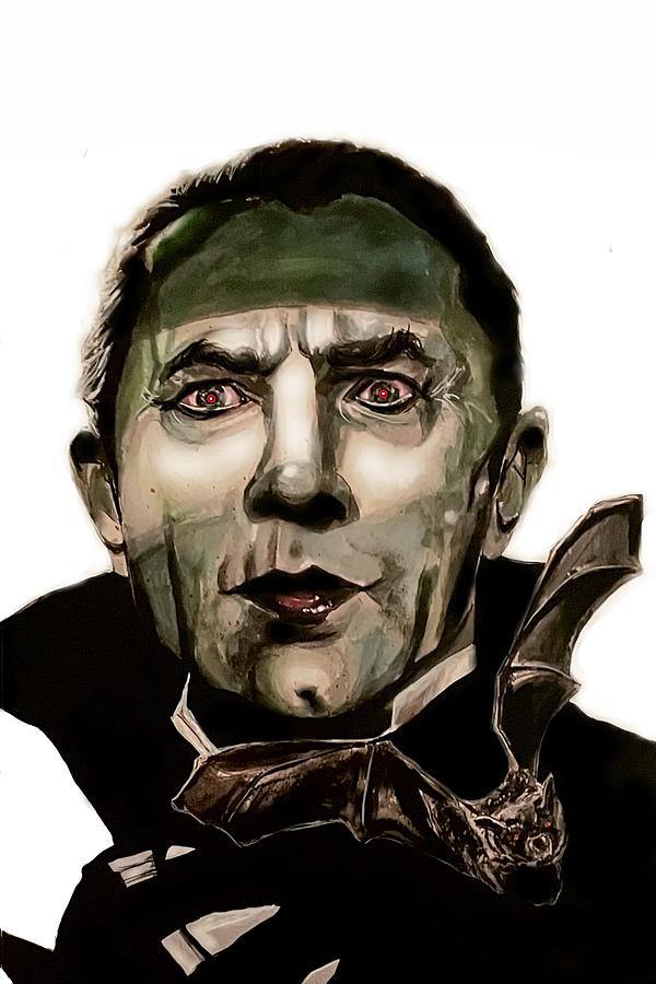 Count Dracula Painting by Joel Tesch