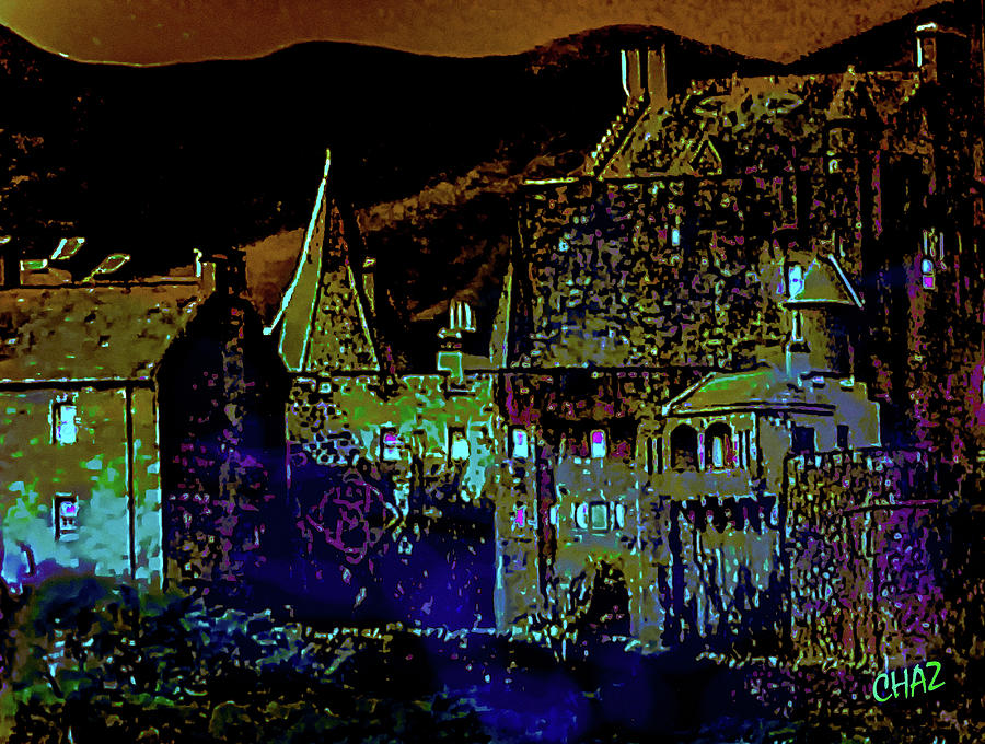 Count Draculas Castle Painting by CHAZ Daugherty