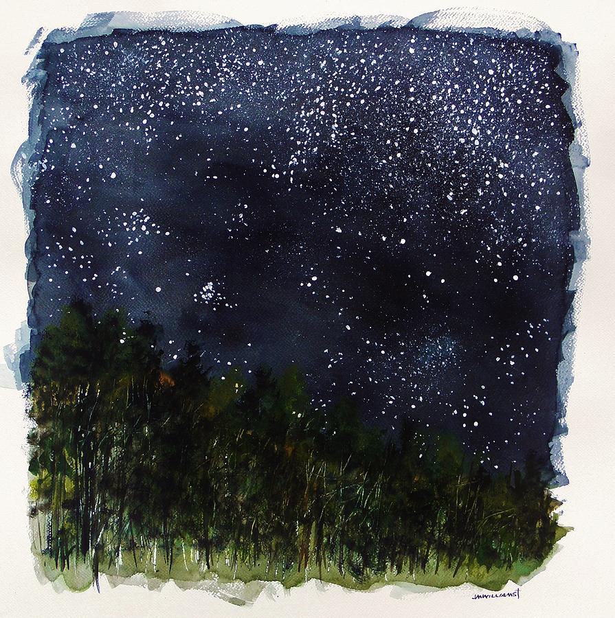 Count the Stars in a Summer Sky Painting by John Williams
