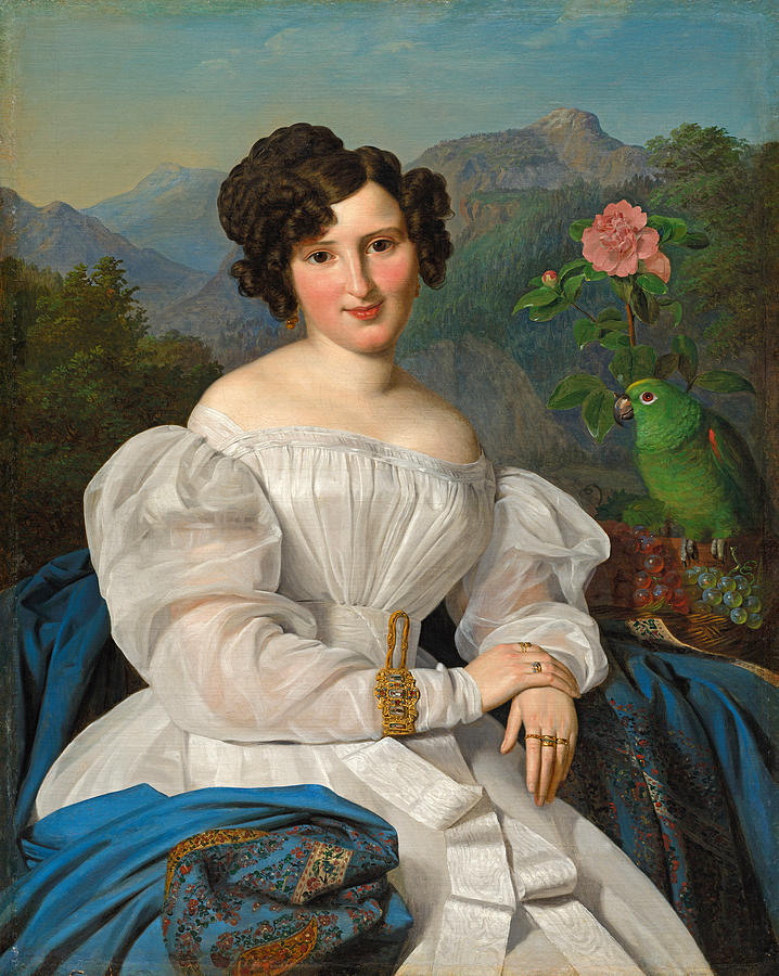 Countess Szechenyi Painting by Ferdinand Georg Waldmueller