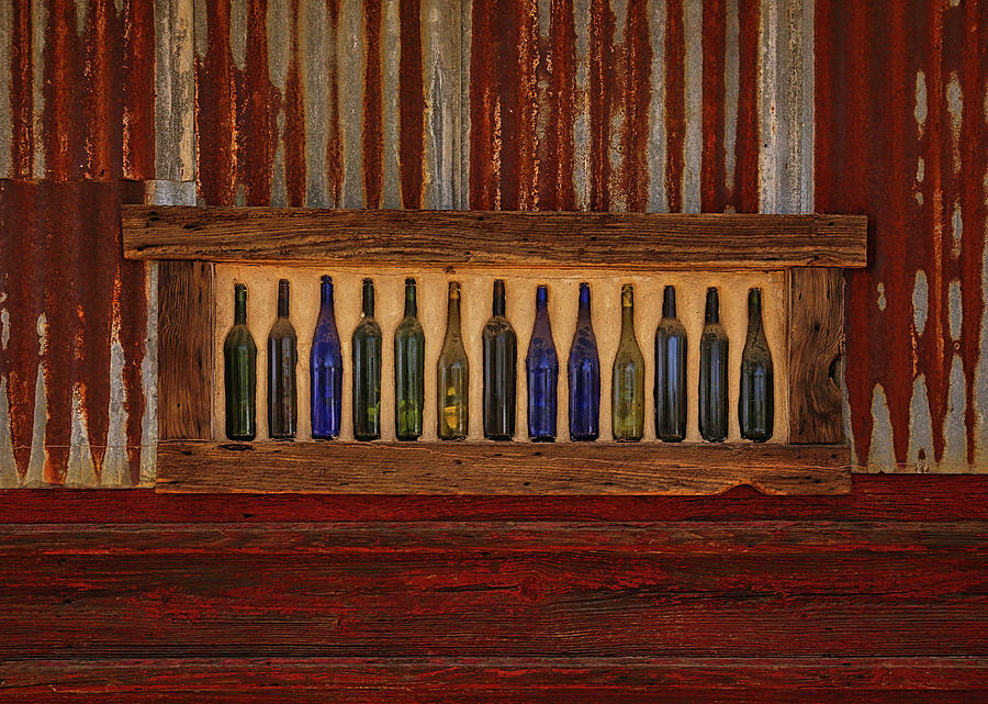 Country Bottle Art Photograph