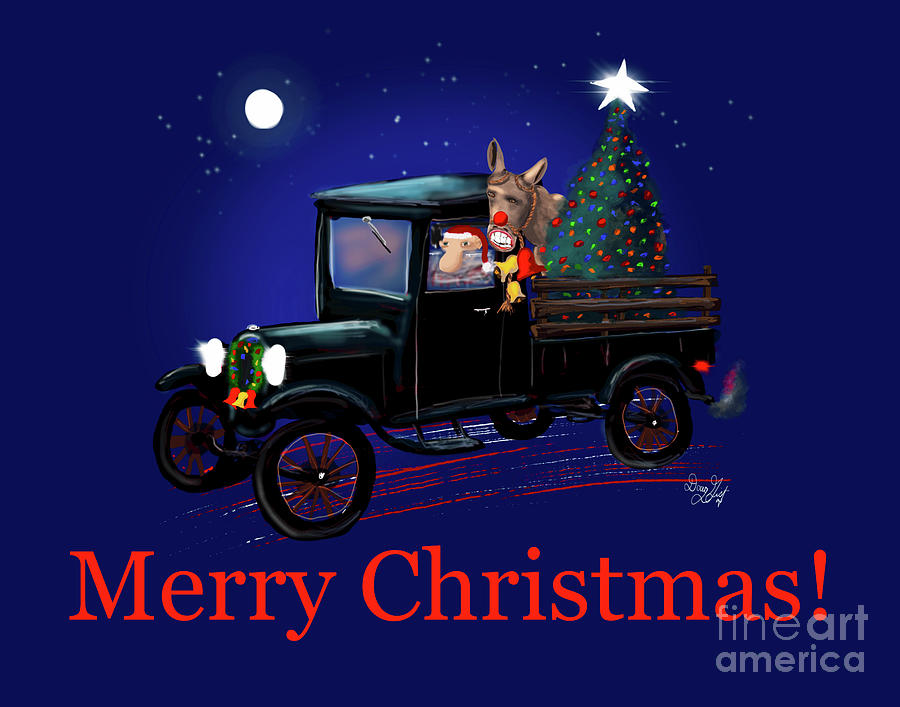 Country Christmas Digital Art by Doug Gist