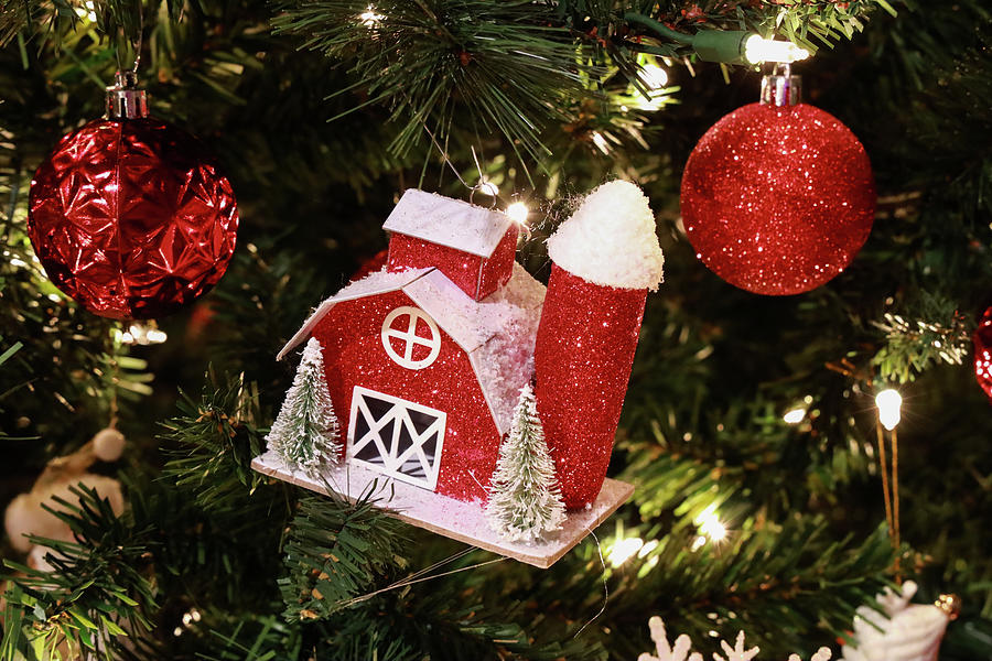 Country christmas outlet ornaments