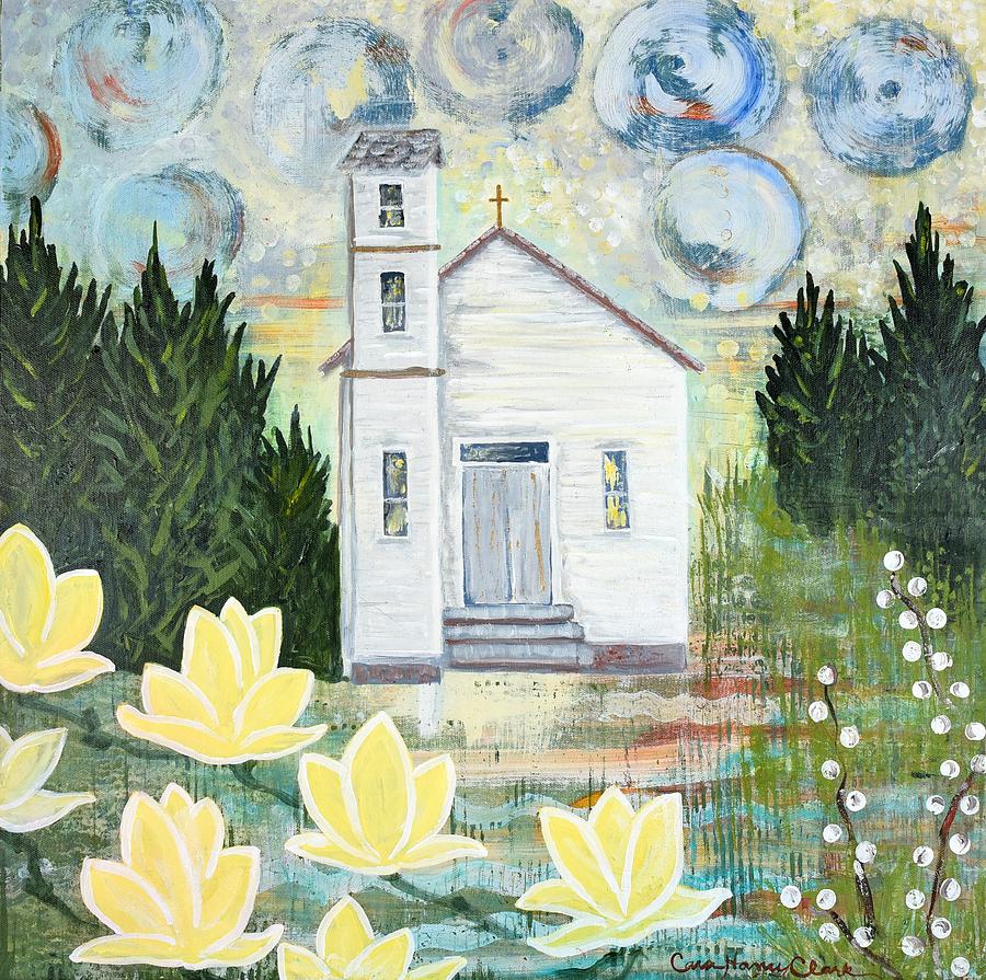 Country Church Digital Art by Cara Clark - Fine Art America