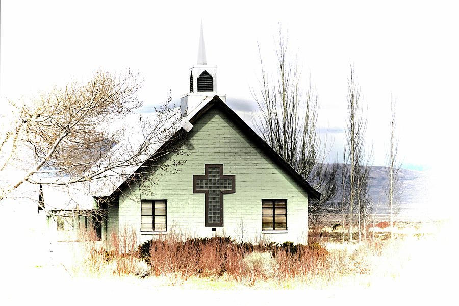 Country Church Photograph by Jerry Cowart
