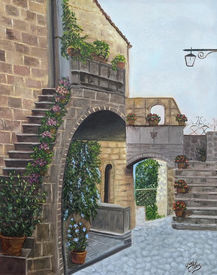 Country Courtyard Painting