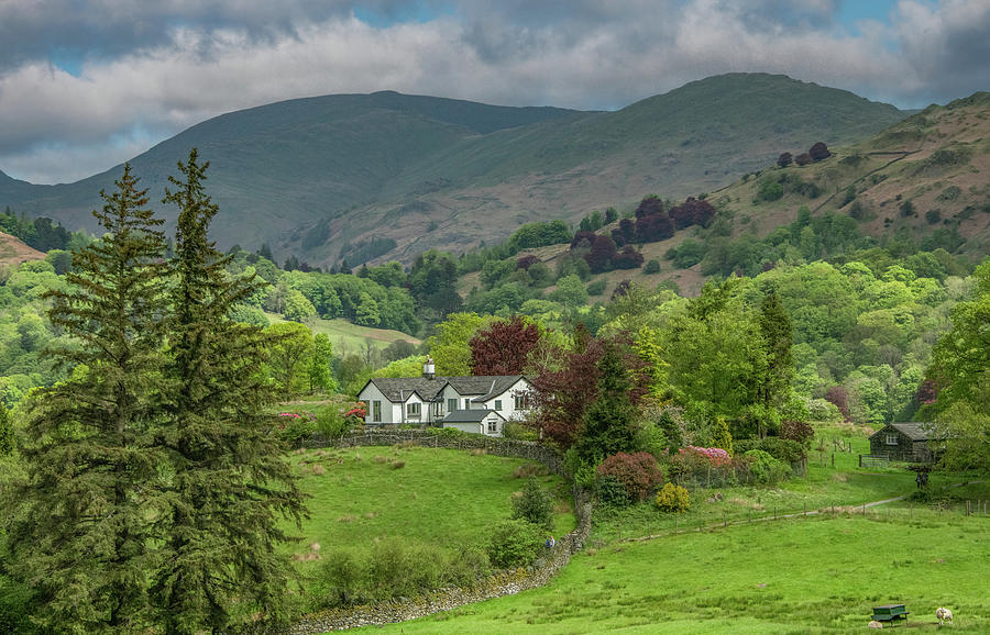 Country House, Englands Lake District Photograph by Marcy Wielfaert