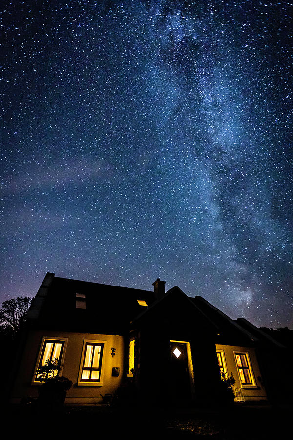 Country House Night Sky Photograph by James Buckley