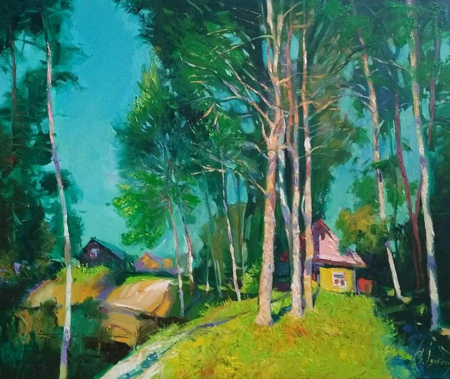 Country house Painting by Sergey Ignatenko
