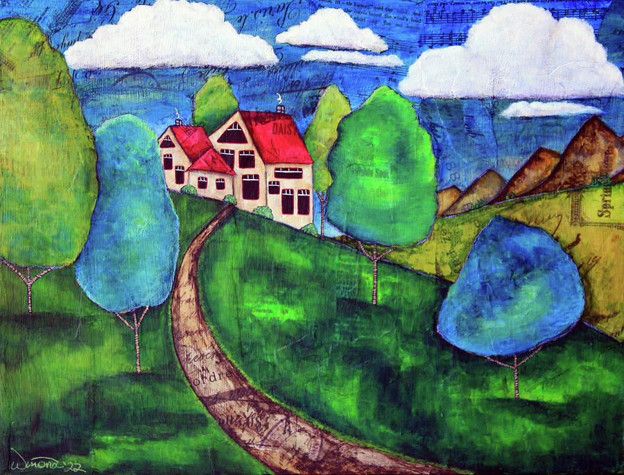 Country House Painting by Winonas Sunshyne