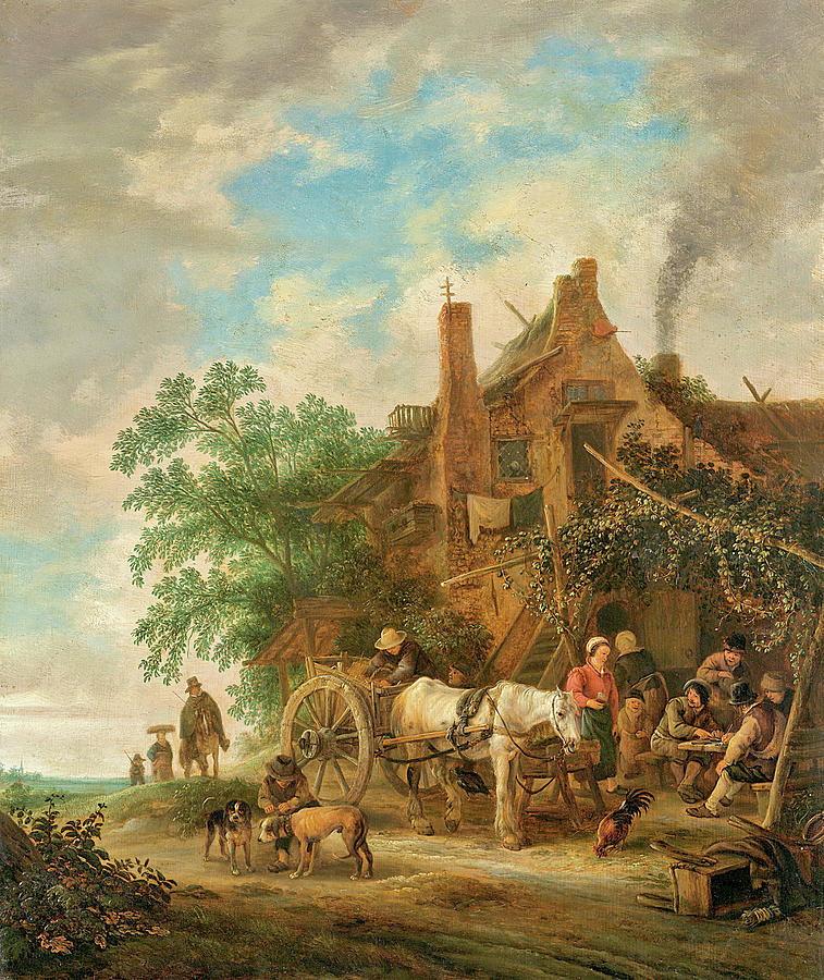 Country inn Painting by Long Shot