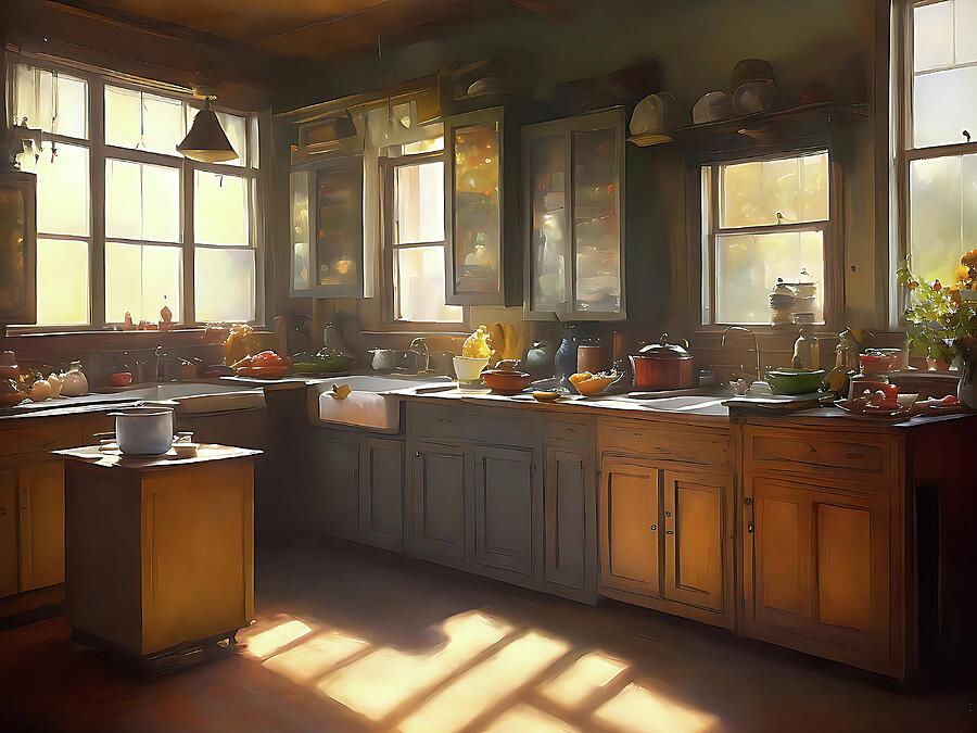Country Kitchen Ai Art by AI Digital Country Kitchen Ai Art by AI Digital